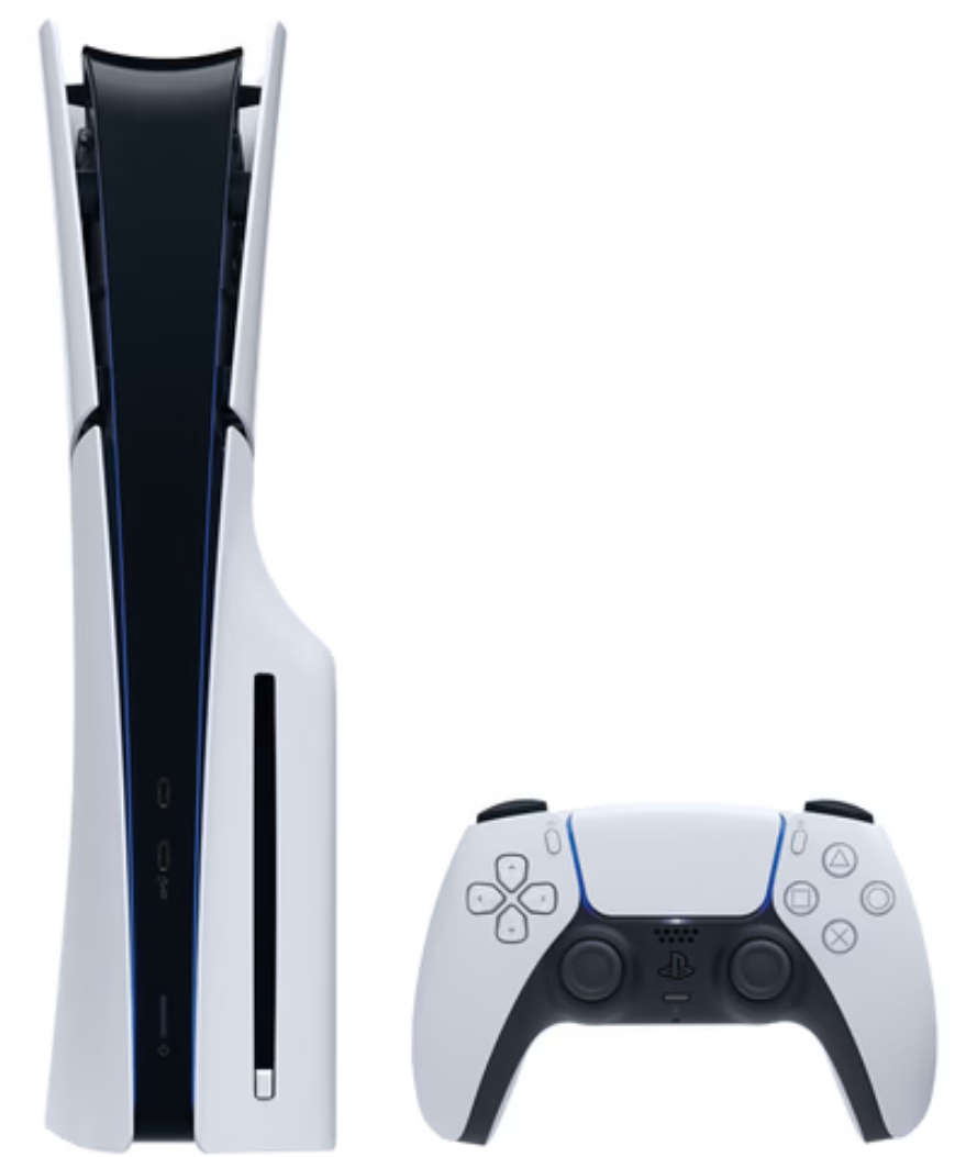 PlayStation 5 Console (Slim) Disc Edition - Glacier White - PS5