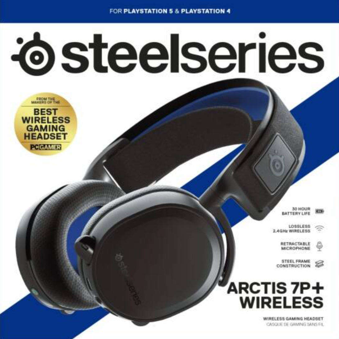 steelseries arctis 7P+ Wireless Gaming Headset - black - PS5