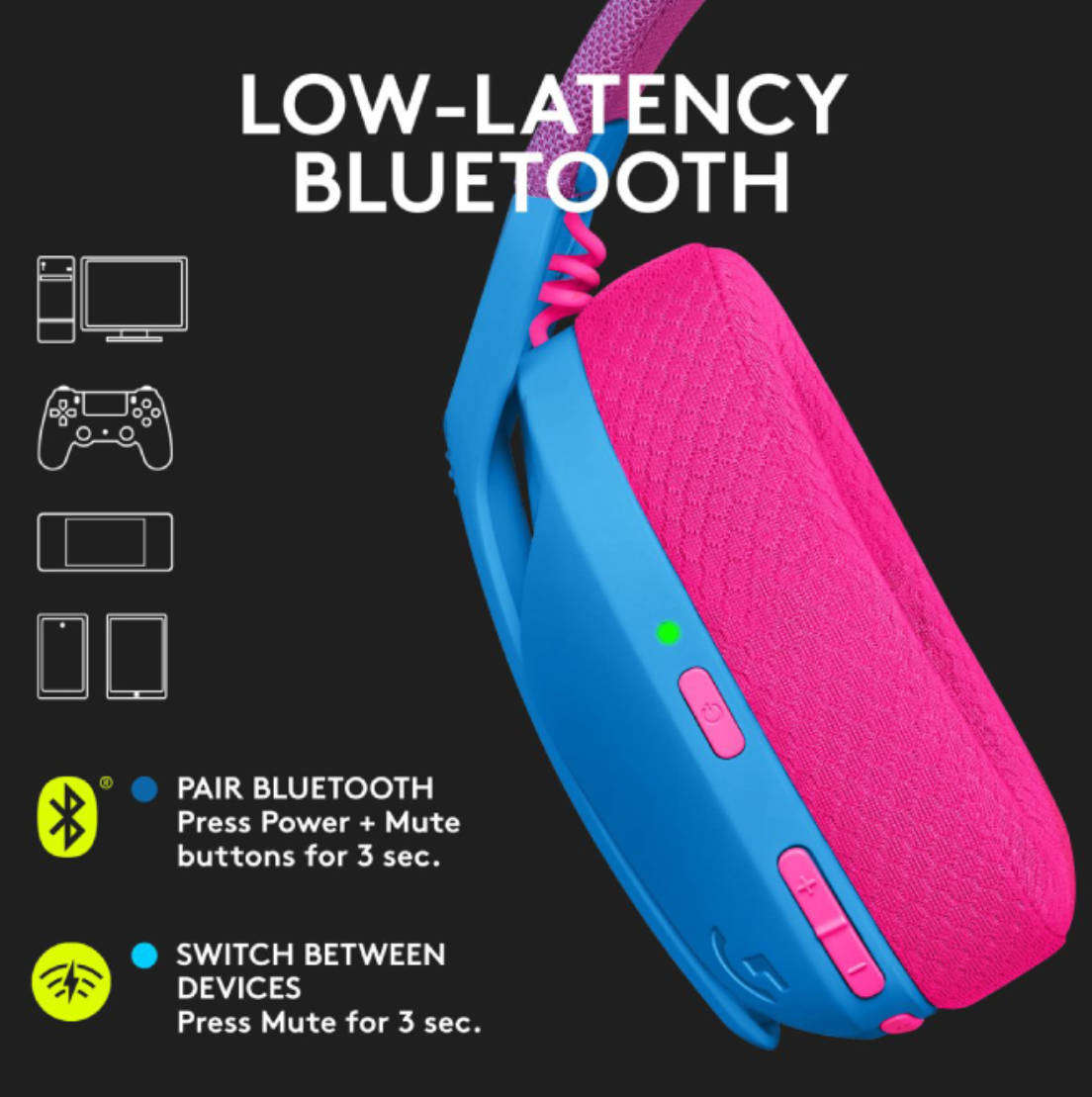 Logitech G435 - Blue Berry - Playstation/PC