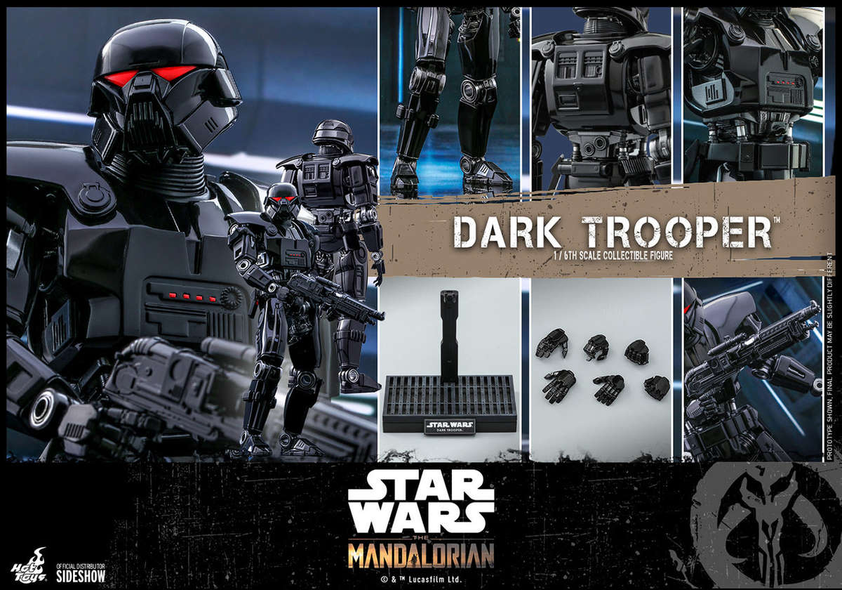 Hot Toys TMS032 Star Wars The Mandalorian Dark Trooper