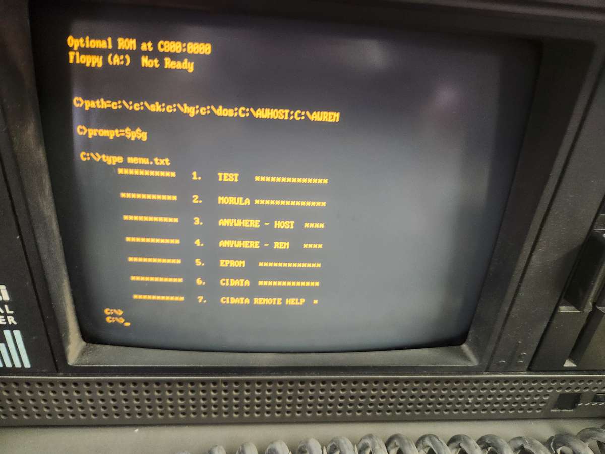 Olivetti M21 Portable Computer.