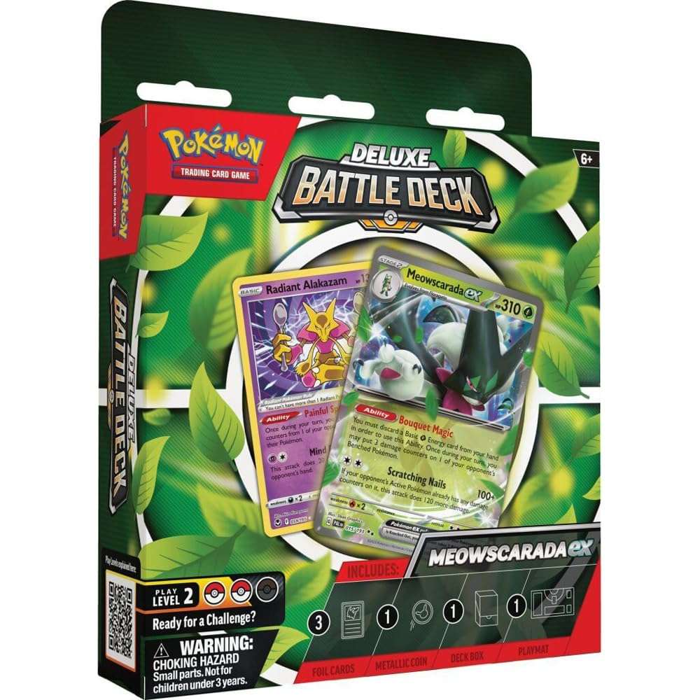 Pokémon: Meowscarada EX Deluxe Battle Deck