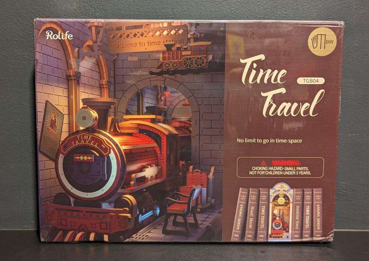 Robotime-Rolife Time Travel Book Nook TGB04 | 3D DIY Miniature Kit