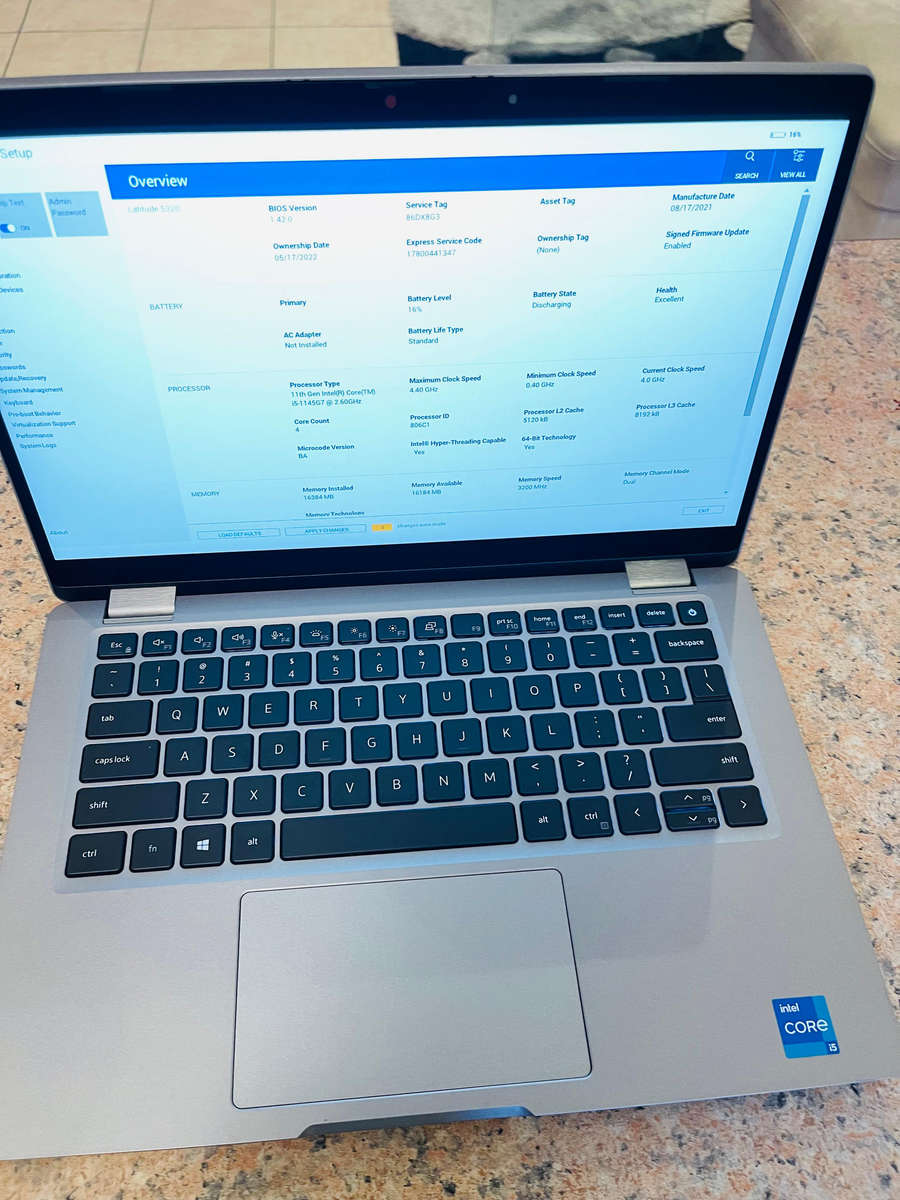 Dell Latitude 5320 Touchscreen QuadCore i5 11th Gen 16GB RAM 1TB SSD Windows 11 Pro Office 2021