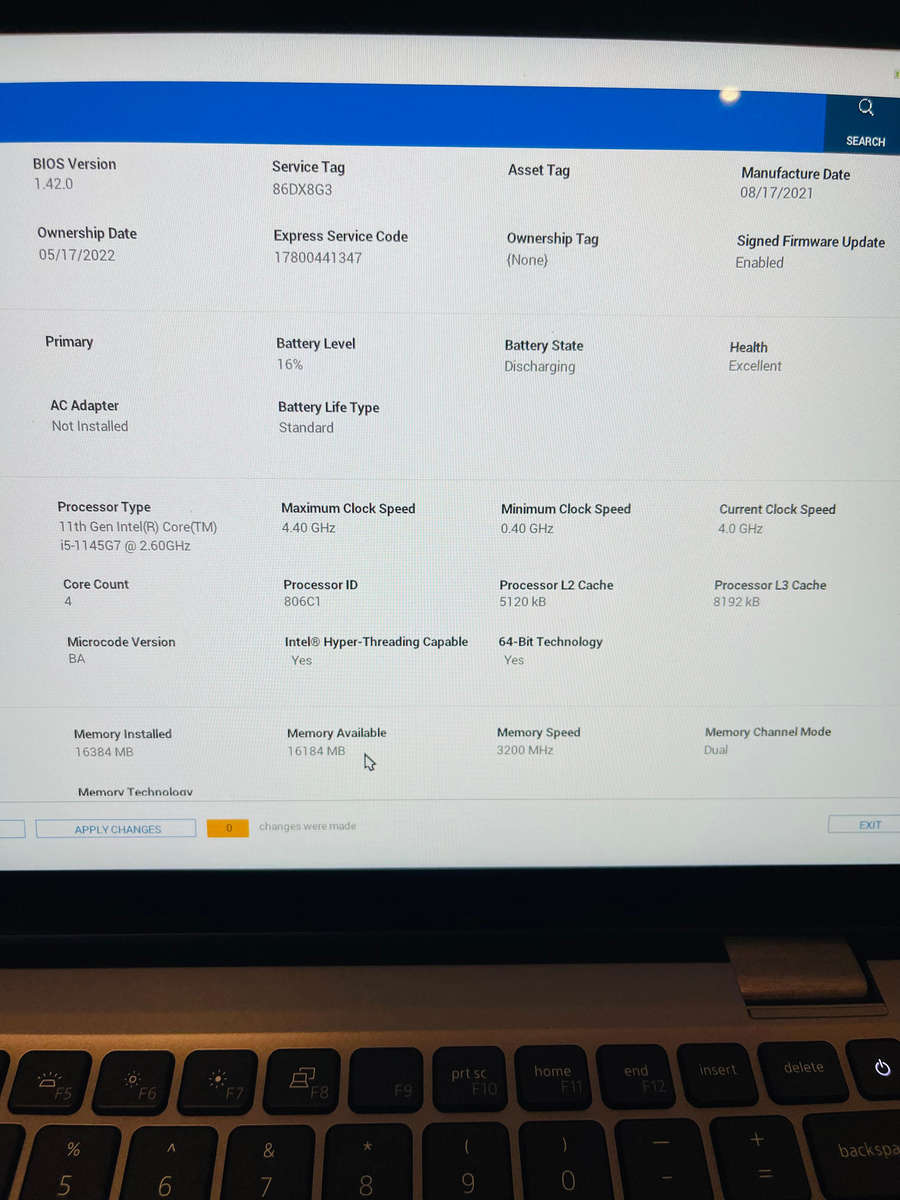 Dell Latitude 5320 Touchscreen QuadCore i5 11th Gen 16GB RAM 1TB SSD Windows 11 Pro Office 2021