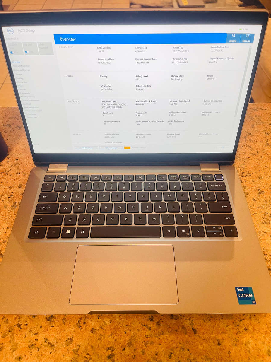 Dell Latitude 5320 Touchscreen QuadCore i5 11th Gen 16GB RAM 1TB SSD Windows 11 Pro Office 2024