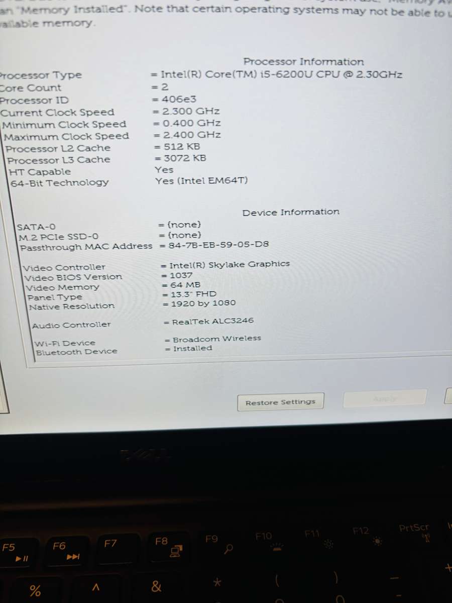 Dell XPS 13 9350 Intel Core i5 4GB RAM 1TB SSD Windows 11 Pro Office 2021