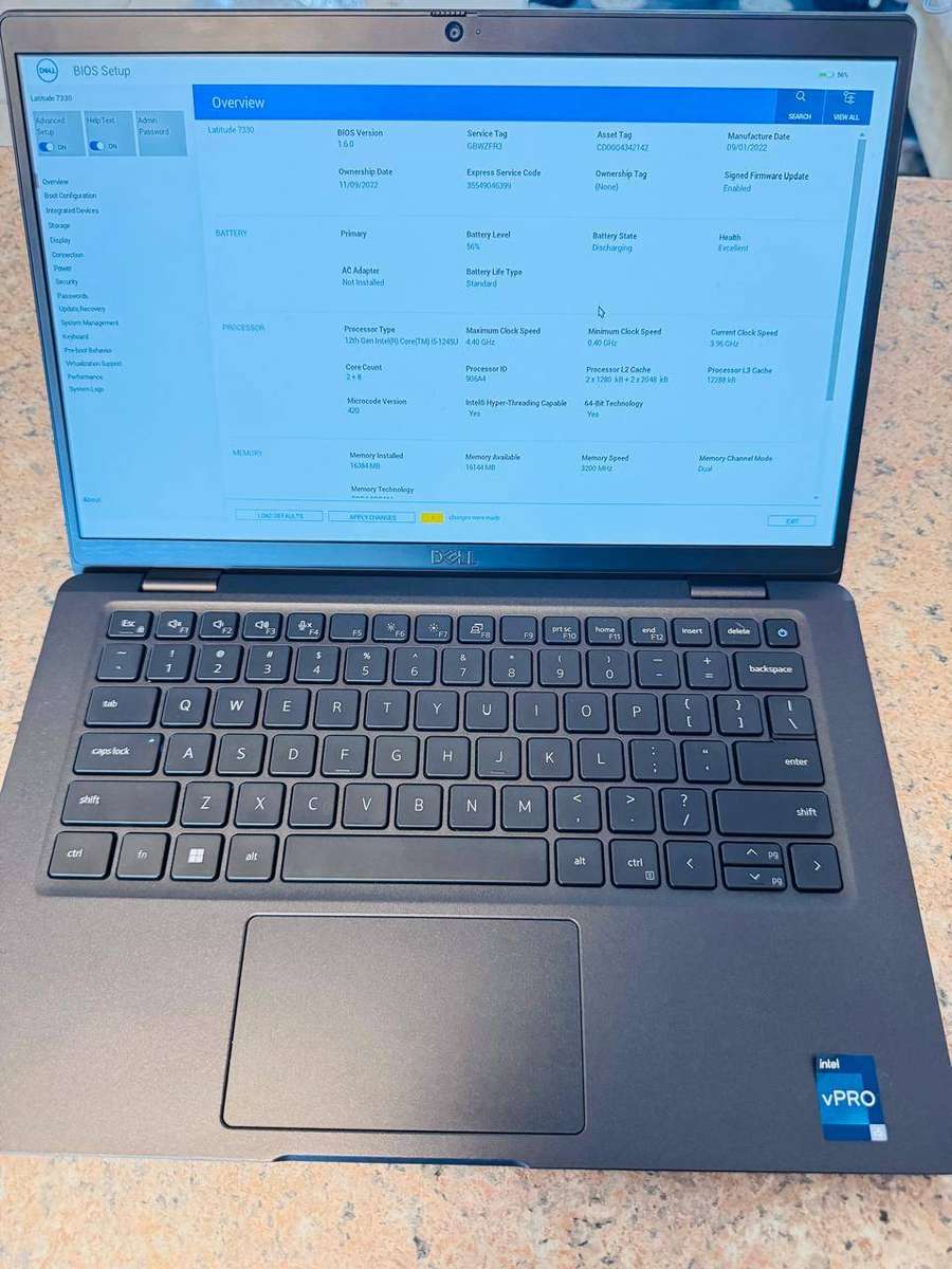 Dell Latitude 7330 QuadCore i5 12th Gen 16GB RAM 256GB SSD Windows 11 Pro Office 2024