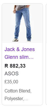 Original Jack & Jones Jeans - (Choose Size at checkout)