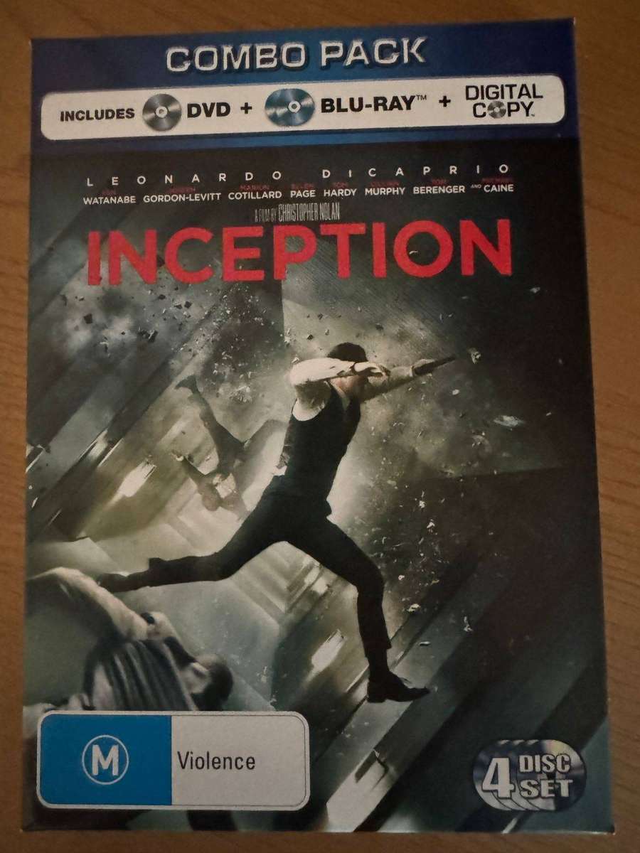 Inception 2010 Blu-ray and DVD Combo