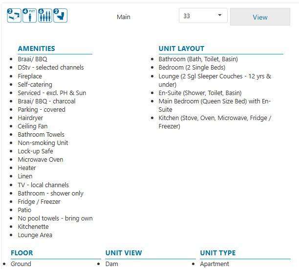 Cayley Lodge 2 Bedroom/ 2 Bathroom 6 Sleeper Unit 18 - 22 May 2026