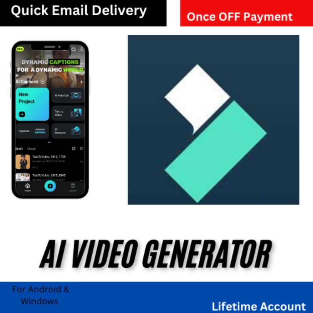 Filmora 13 AI Pro Video Editor for Android Lifetime App
