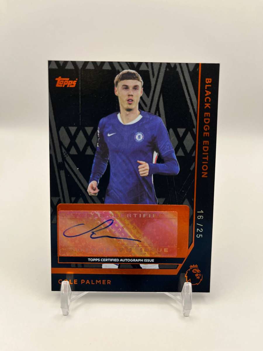 Topps 2025-2026 Premier League BLACK EDGE EDITION Parallel AUTO Cole Palmer Orange /25