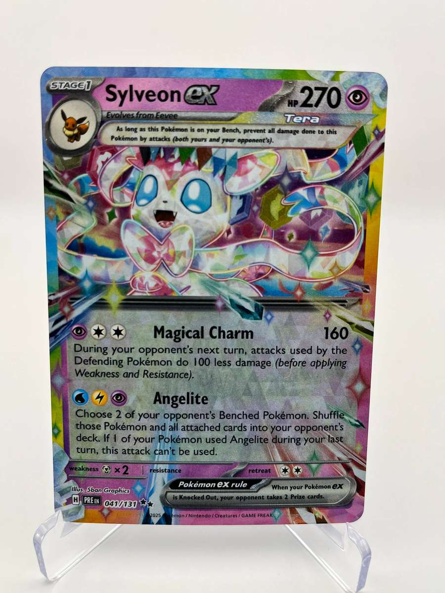 2025 Pokemon SV Prismatic Evolutions Sylveon ex #041/131
