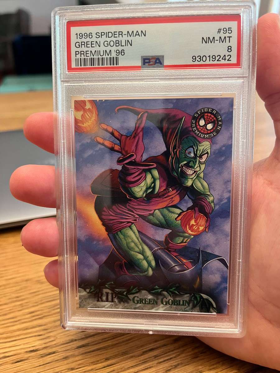 1996 SPIDER-MAN PREMIUM '96 #95 GREEN GOBLIN PSA 8 (PSA POP: 1)  