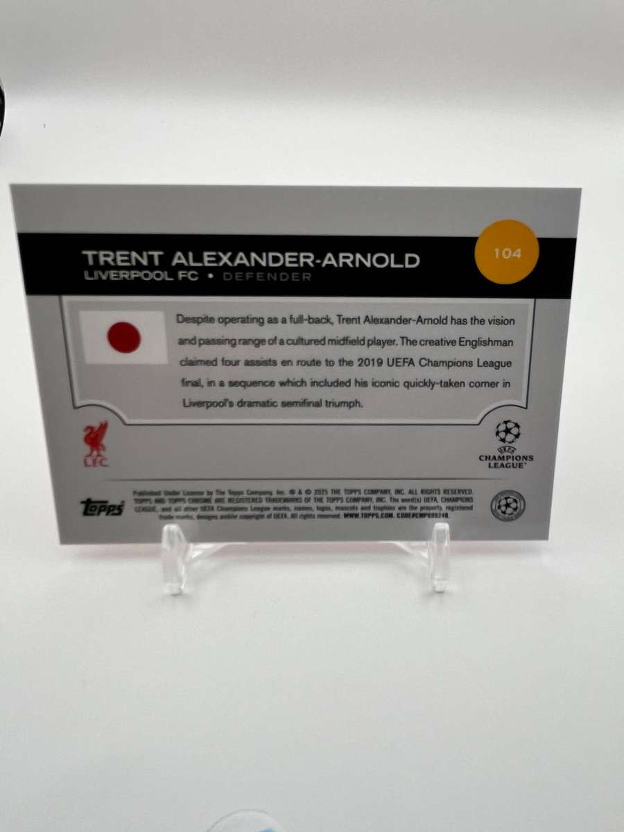 Topps Chrome 2024-25 UCC Trent Alexander-Arnold Japan Edition Orange /25