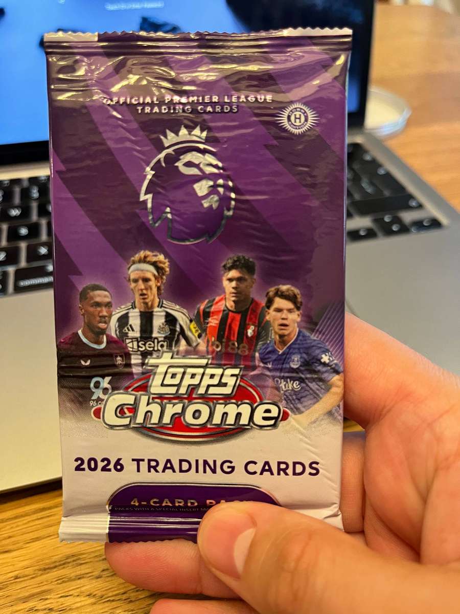  2025/26 Topps Hobby Box SEALED Premier League Pack x 1 