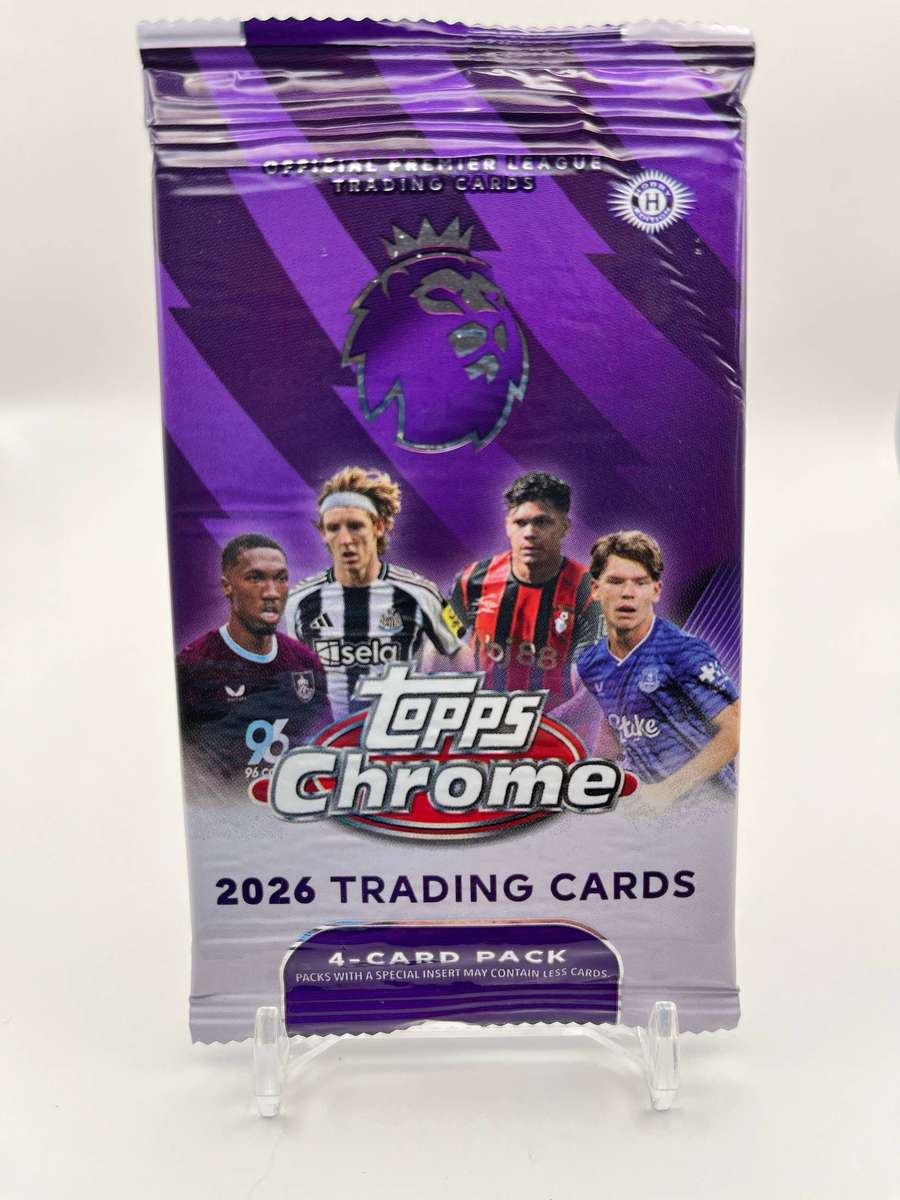  2025/26 Topps Hobby Box SEALED Premier League Pack x 1 
