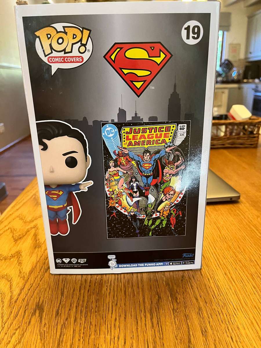 Funko POP! Comic Cover: DC Justice League of America Superman Bobblehead #19