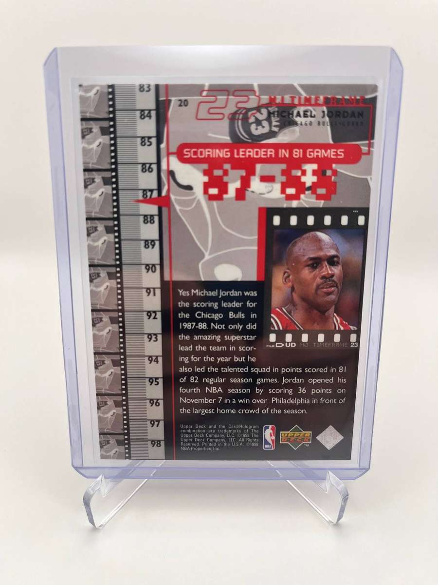 1998-99 Upper Deck Michael Jordan NBA Living Legend Michael Jordan #20