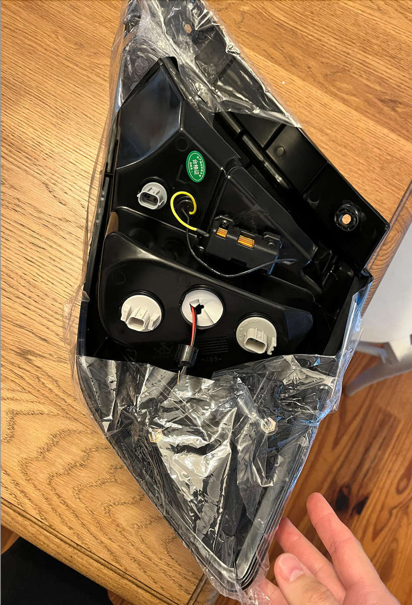 Honda Civic Smoke LED Full Tail Light Assembly for 2016 - 2020