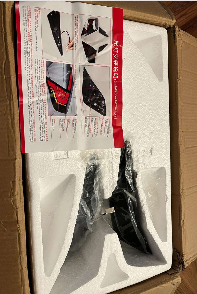 Honda Civic Smoke LED Full Tail Light Assembly for 2016 - 2020