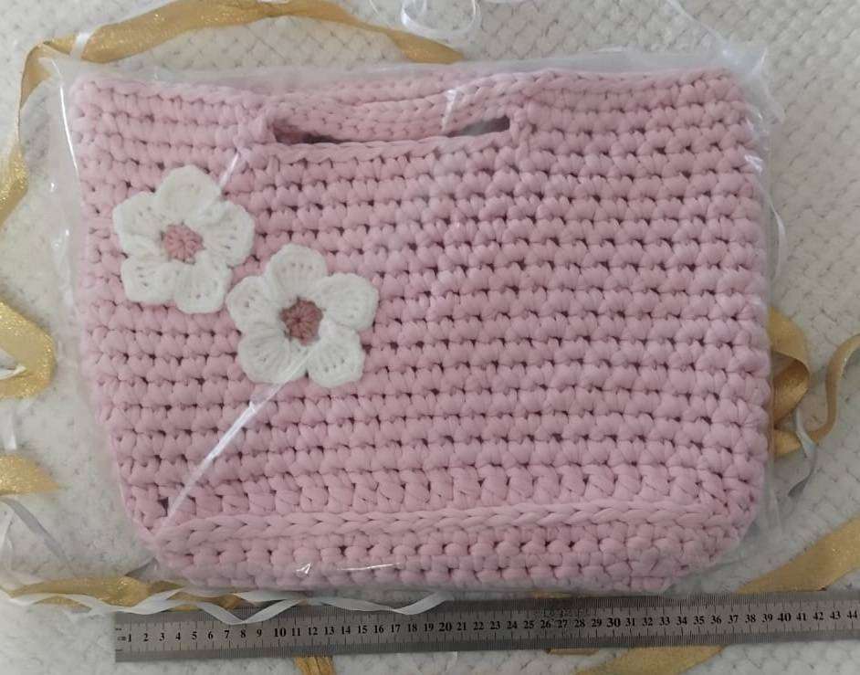 Pink Floral Handbag