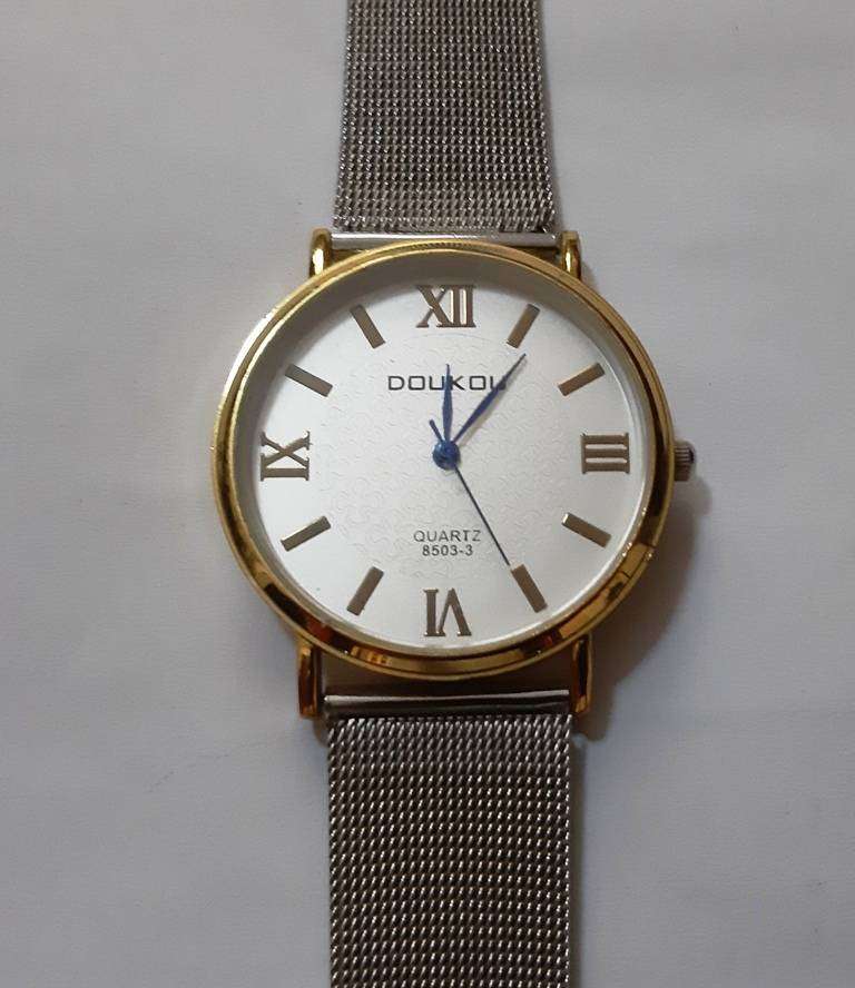 GENT'S WRISTWATCH WITH MESH STRAP [DOUKOU QUARTZ 8503-3]