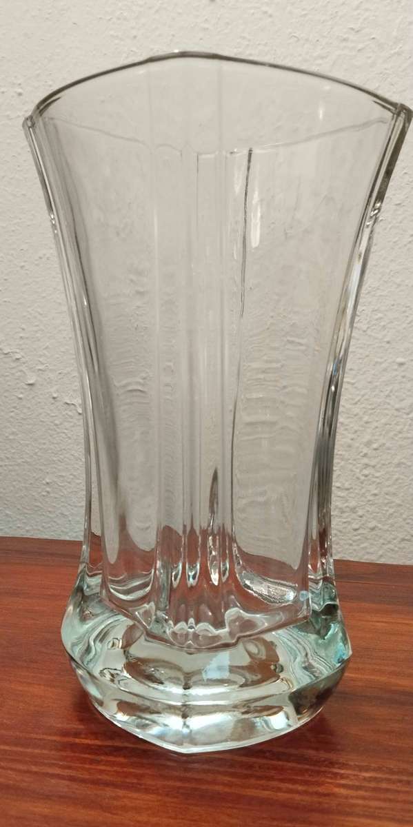 Heavy French Glass Vase