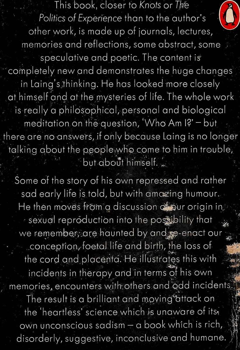 THE FACTS OF LIFE by R.D. Laing