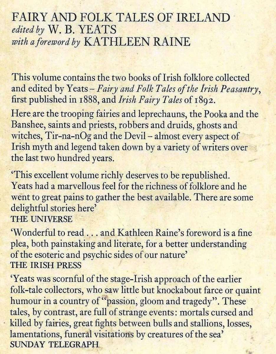 FAIRY AND FOLK TALES OF IRELAND Edited by W. B. Yeats