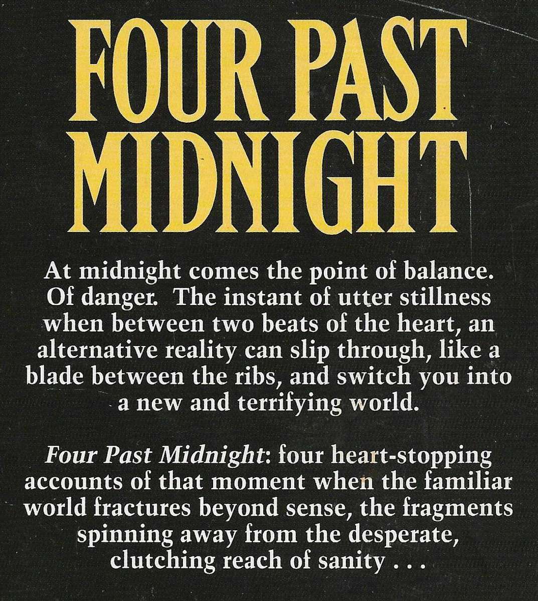 FOUR PAST MIDNIGHT Stephen King
