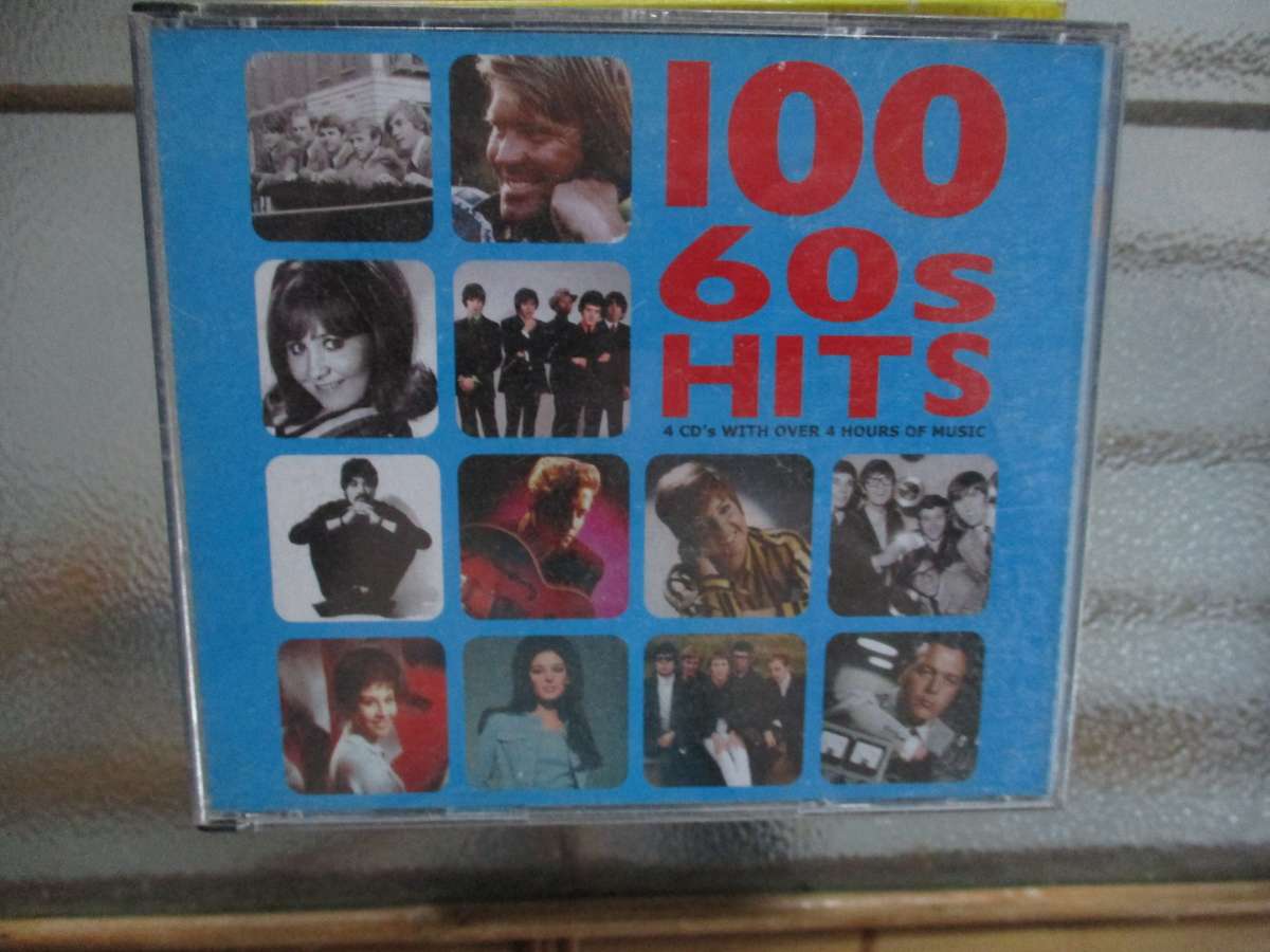 100 60s hits  4cd box