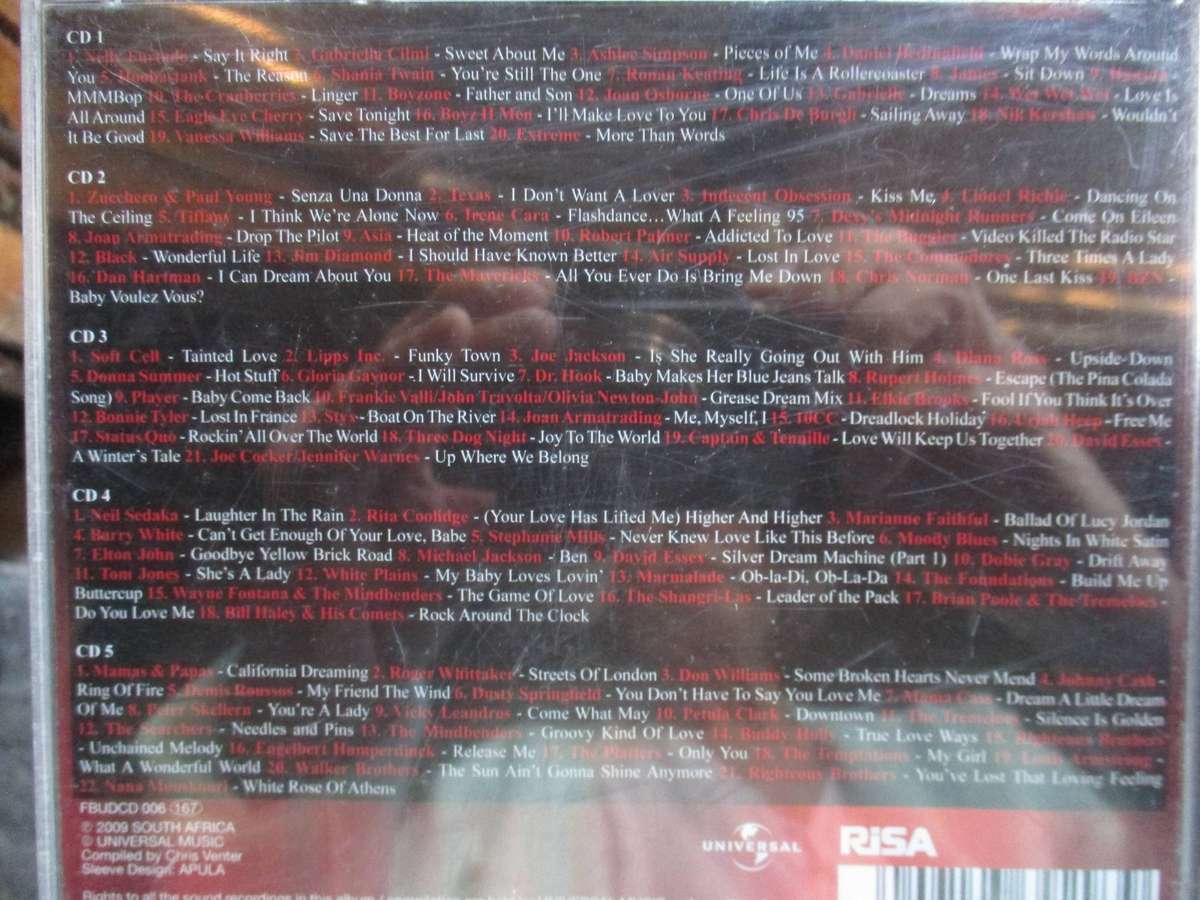 100 timeless memories 5 cd box