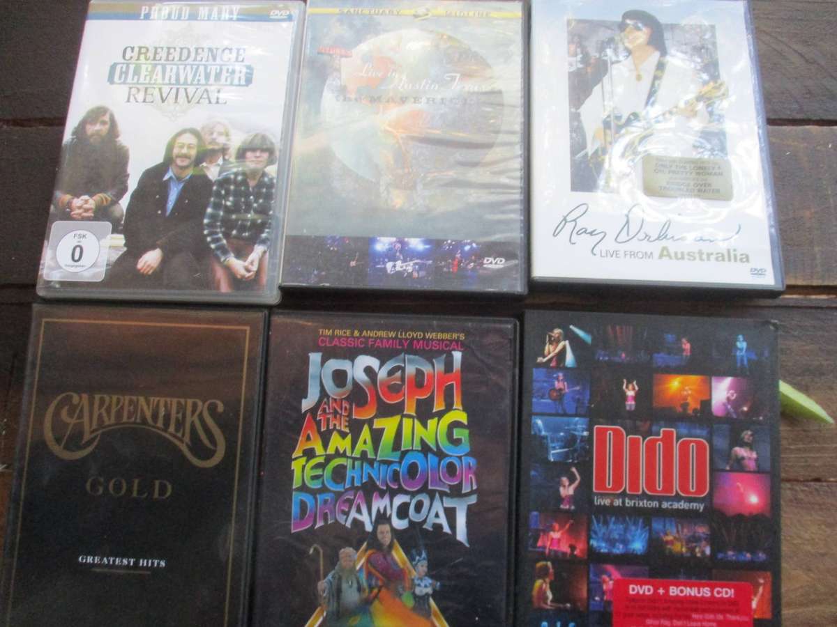 dvds music and movies plus two blueray dvds