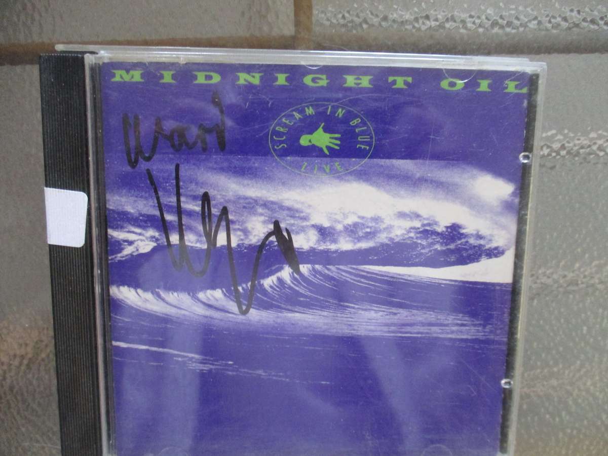 midnight oil autographed