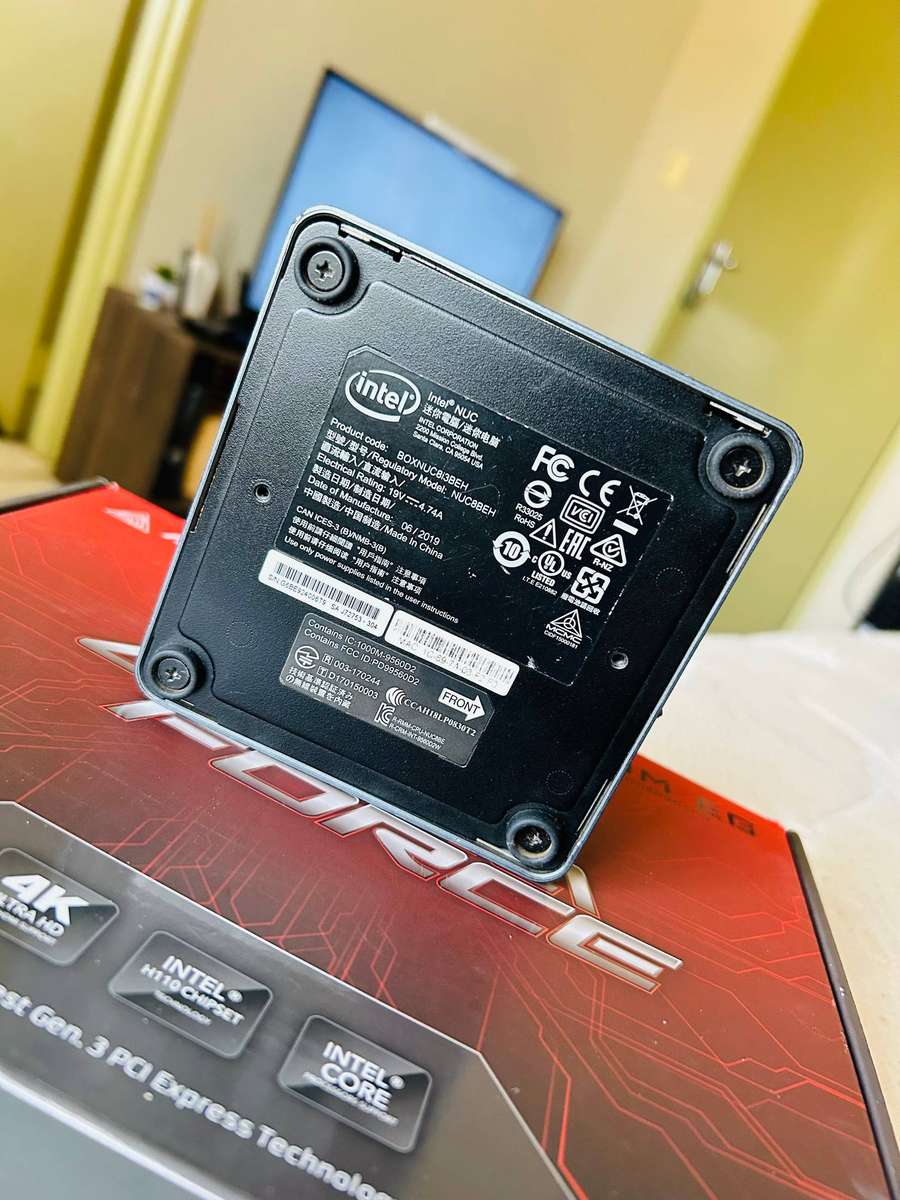 Intel NUC Mini PC i3 8th Gen | 8GB RAM | 500GB HDD | Windows 10 | HDMI | USB-C | Compact Desktop