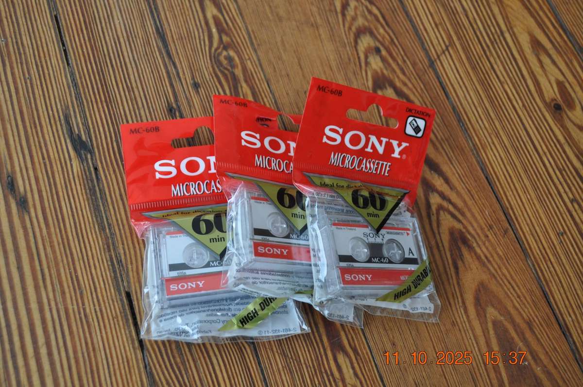 Sony Micro Cassette Tapes (new sealed)