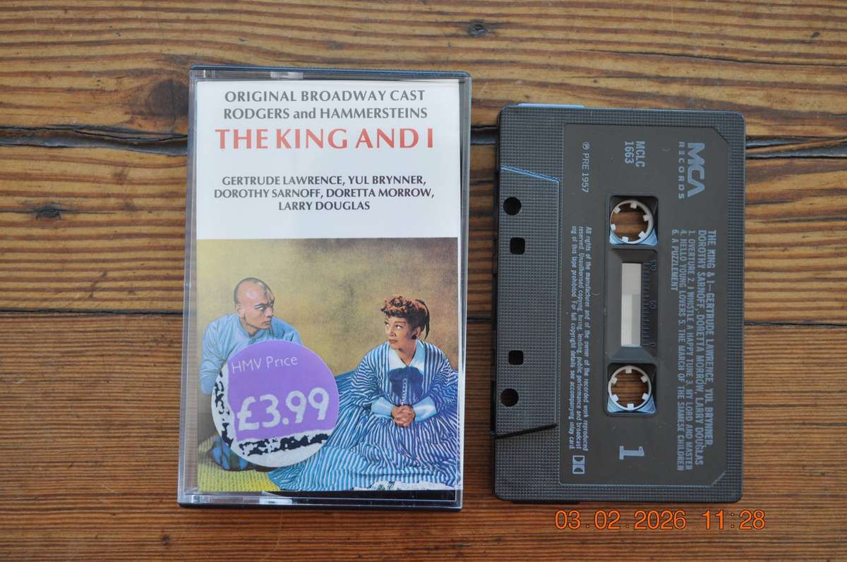 The King And I - Original Broadway Cast (Cassette)