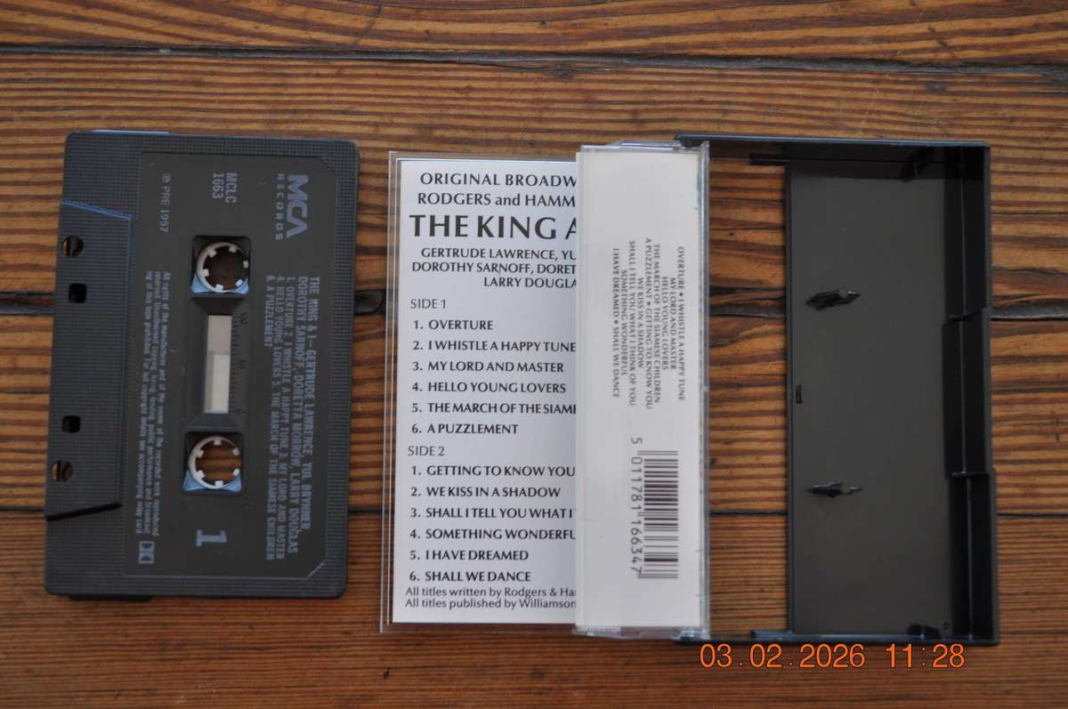 The King And I - Original Broadway Cast (Cassette)