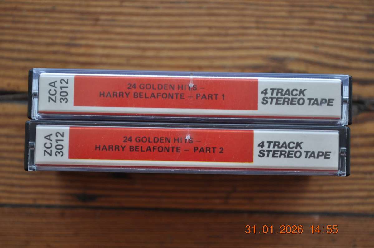 Harry Belafonte - 24 Golden Hits : Part 1 & 2 (2 x Cassettes)