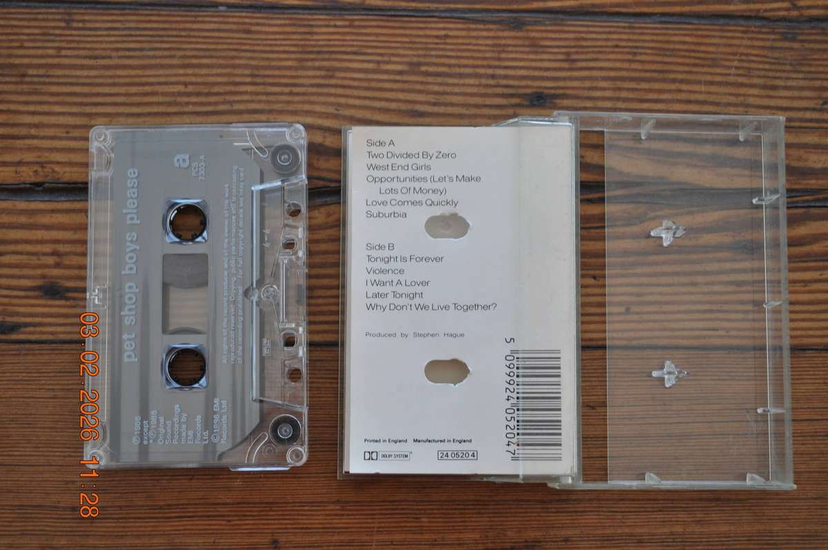 Pet Shop Boys - Please (Cassette)