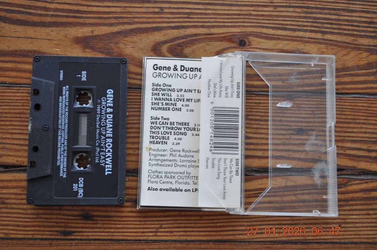 Gene & Duane Rockwell - Growing Up Ain't Easy (Cassette)