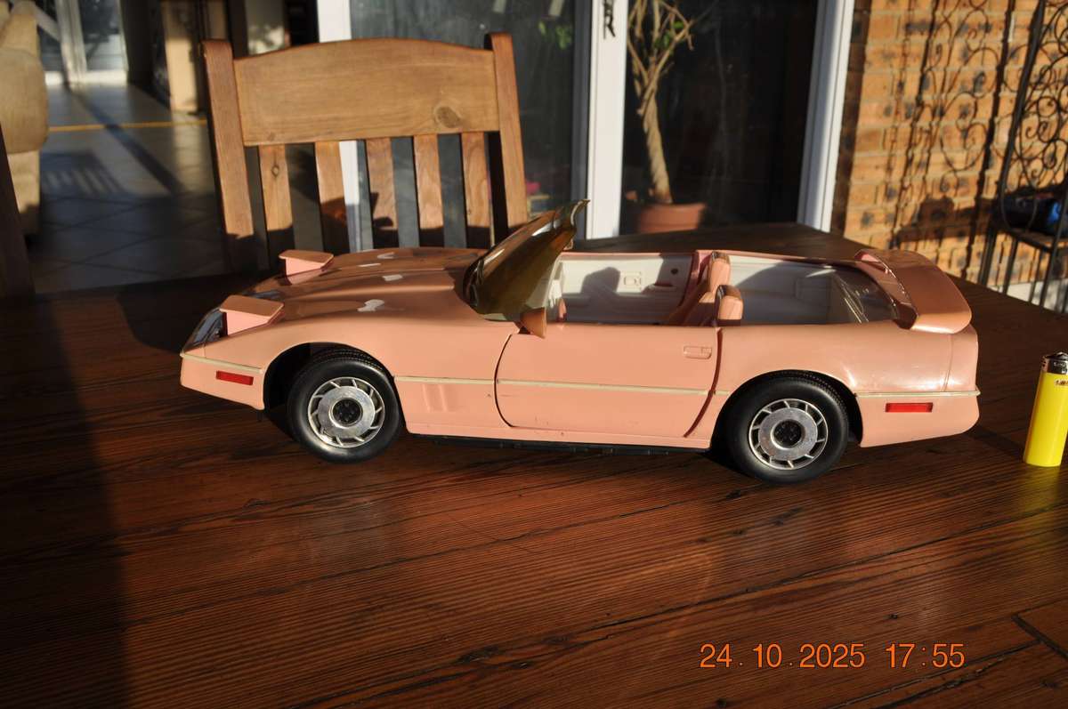 Vintage Petra Corvette Doll Toy Car