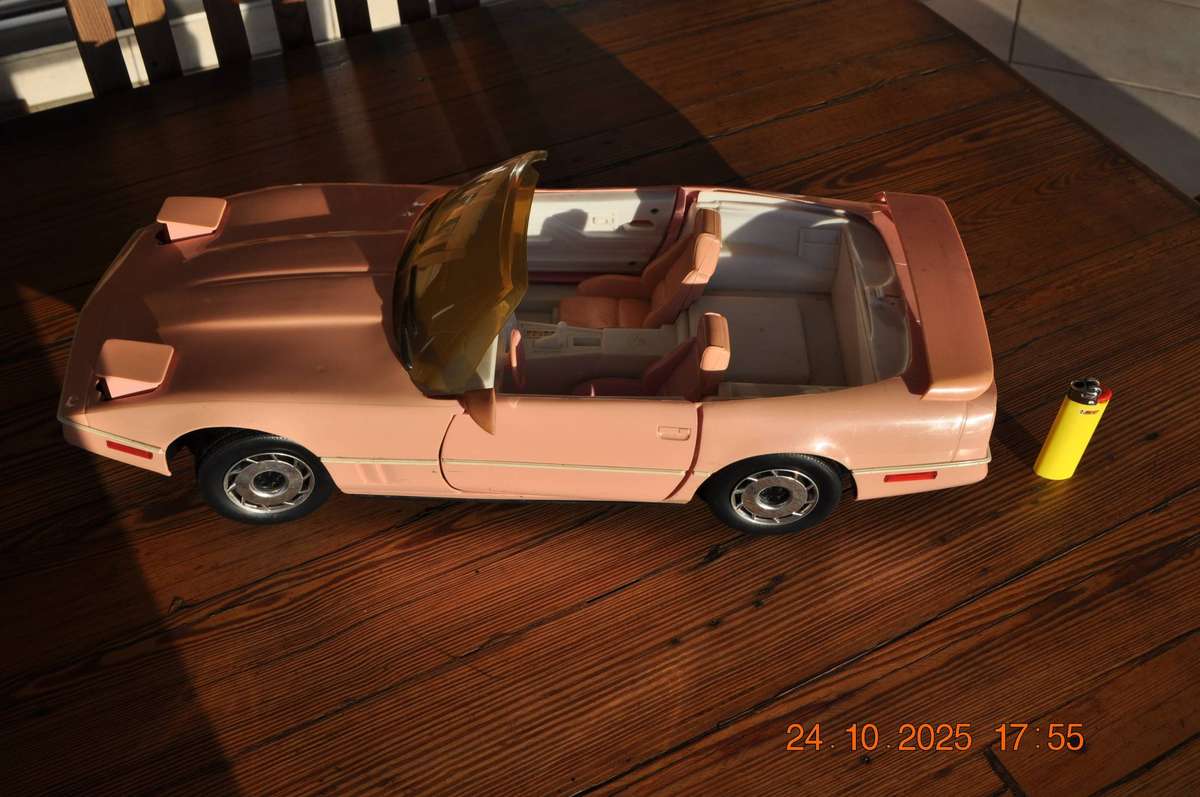 Vintage Petra Corvette Doll Toy Car