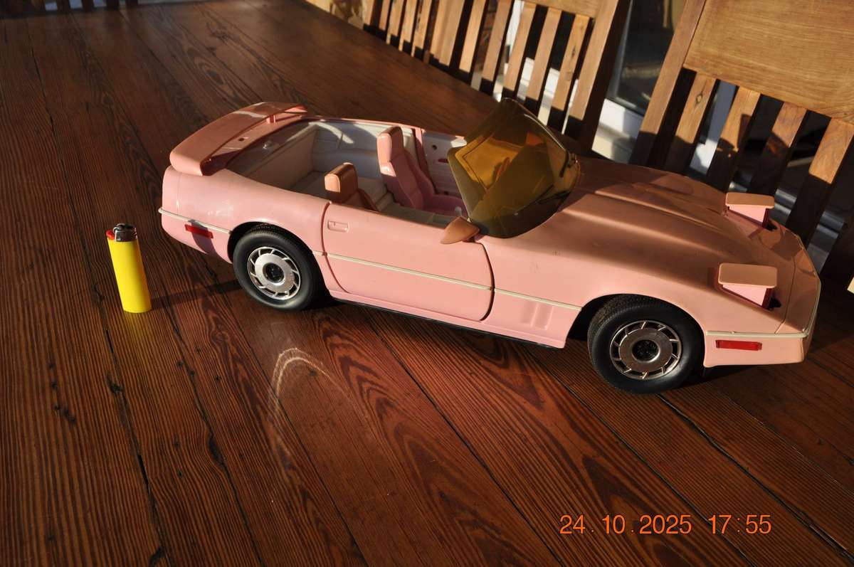 Vintage Petra Corvette Doll Toy Car