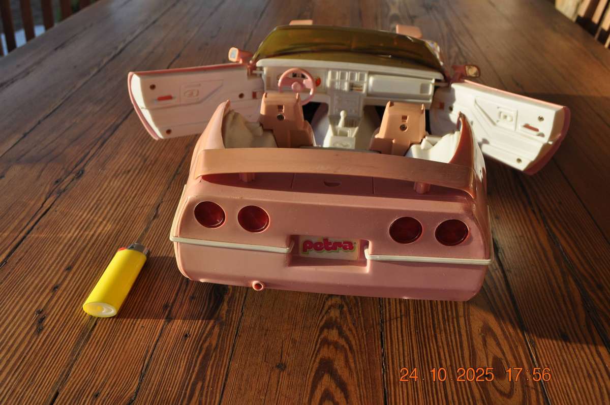 Vintage Petra Corvette Doll Toy Car