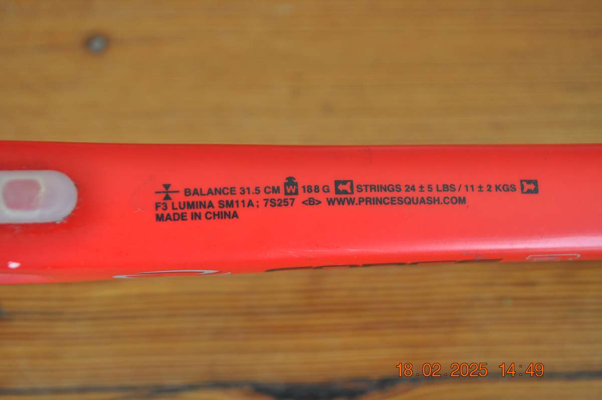 Prince Force 3 Squash Racket (188gr)