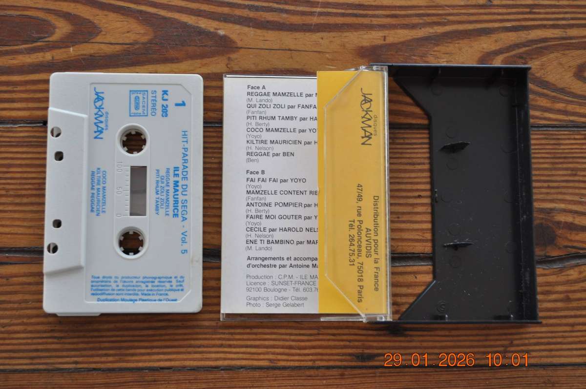 Ile Maurice - Hit Parade Du Sega/5 (Cassette)