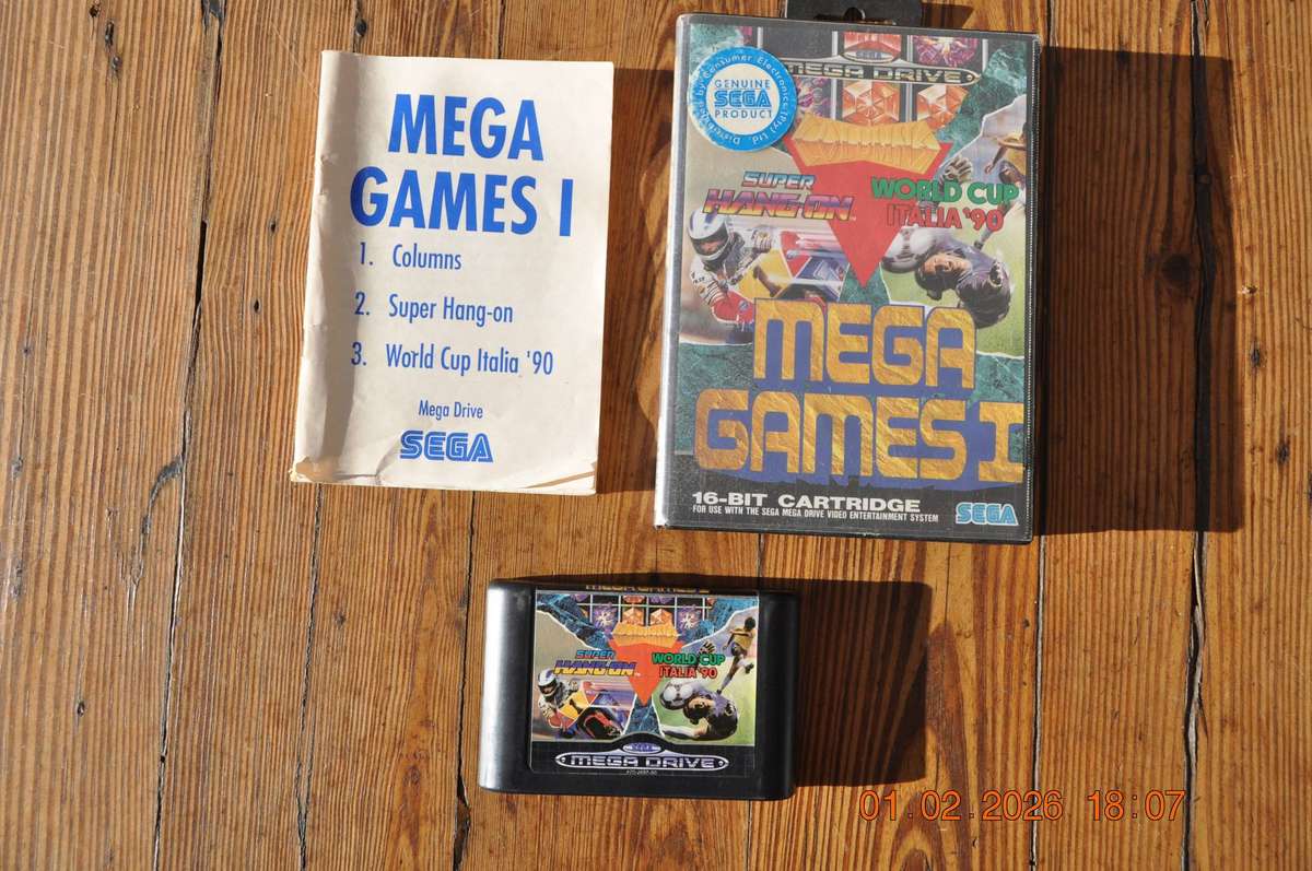 Mega Games I (3 in one) Sega Mega Drive Vintage Game